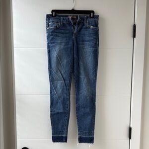 Joe's Jeans Blue Skinny Jeans with Tapered Leg